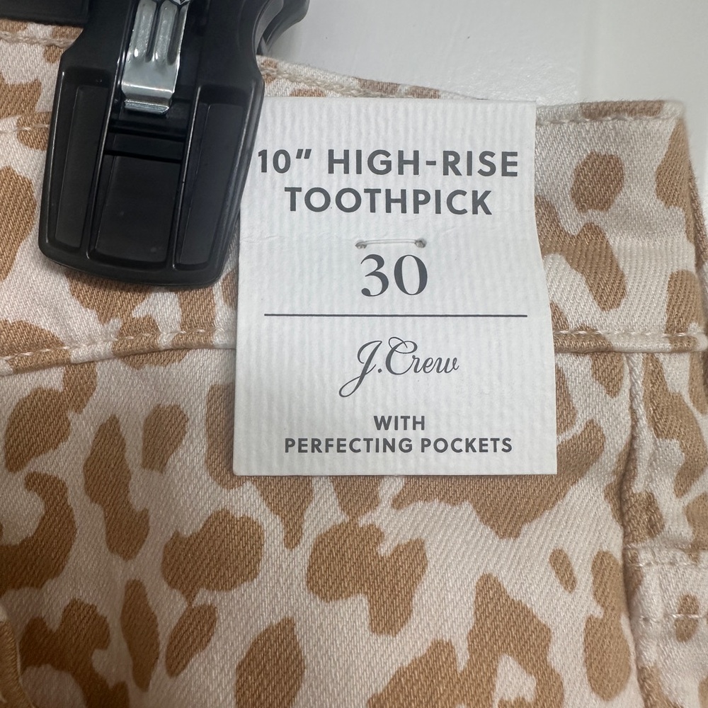 J.Crew 10” high rise toothpick jeans - Picture 4 of 4